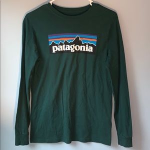 Dark Green Patagonia Longsleeve Shirt
